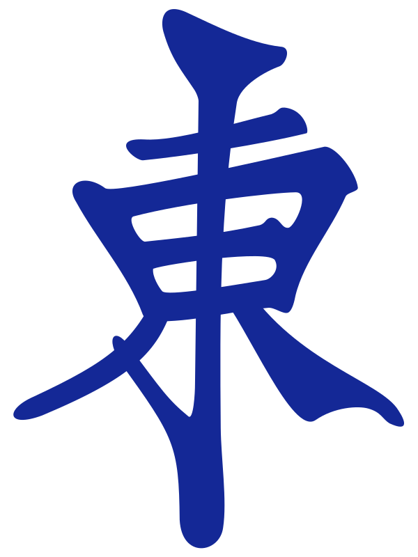 east